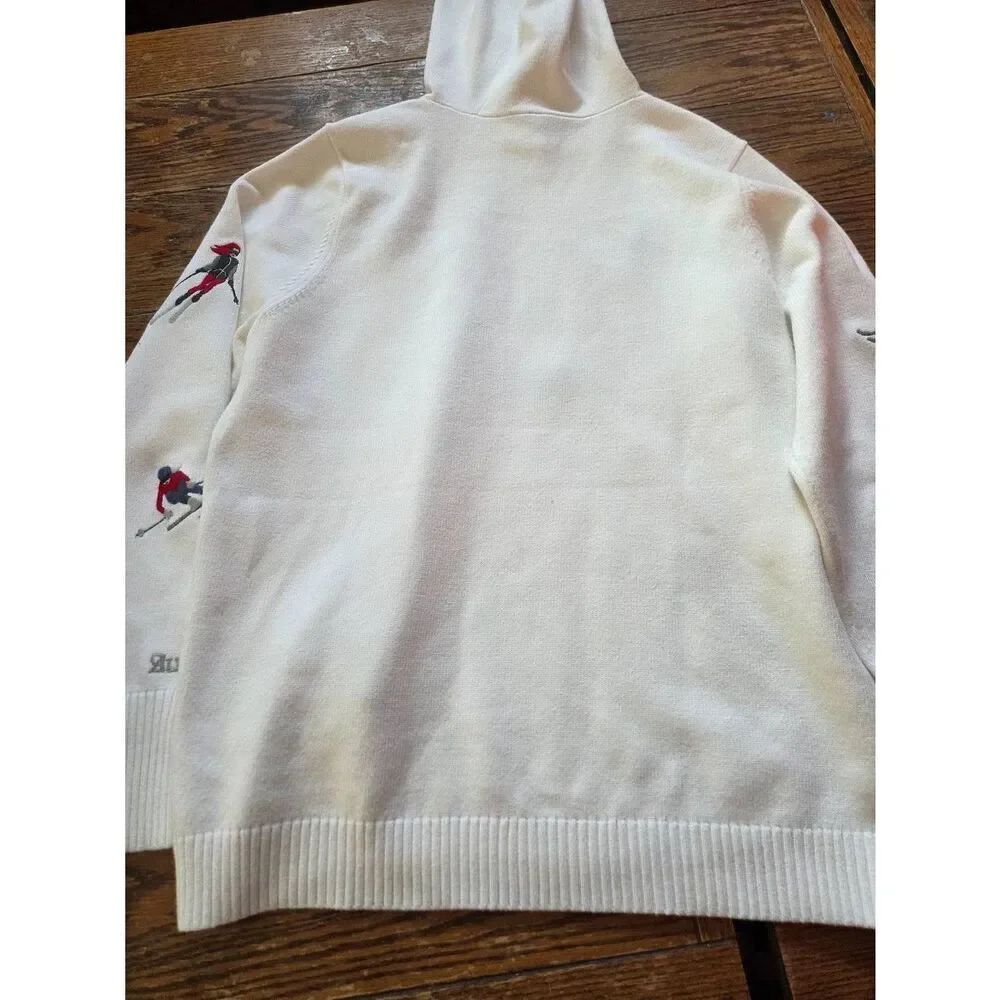 Alp N Rock Francesca Hoodie Ivory Skiers Sz Large - Picture 5 of 5
